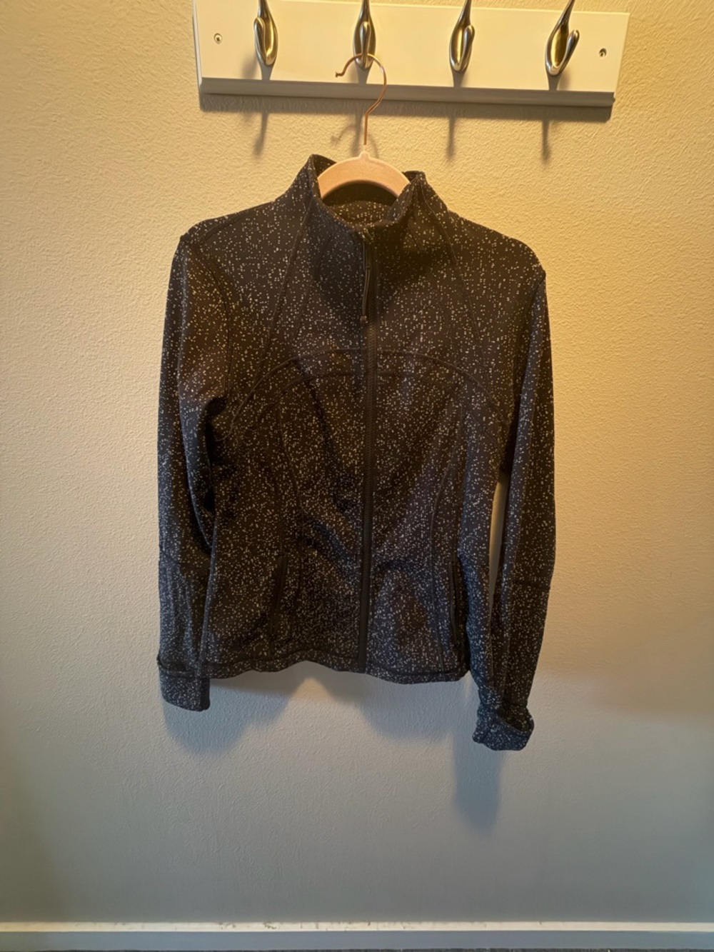 Lululemon Define Jacket Black Speckled 10
